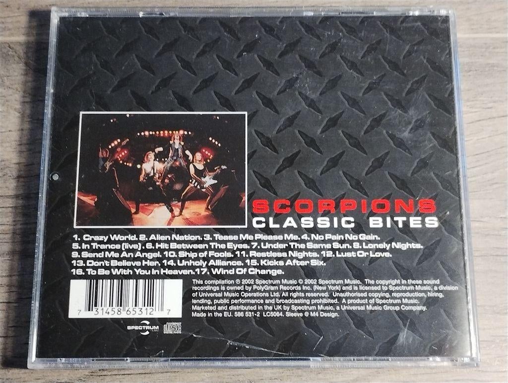 Scorpions – Classic Bites, Cd's en Dvd's, Cd's | Rock, Ophalen of Verzenden, Zo goed als nieuw, Poprock