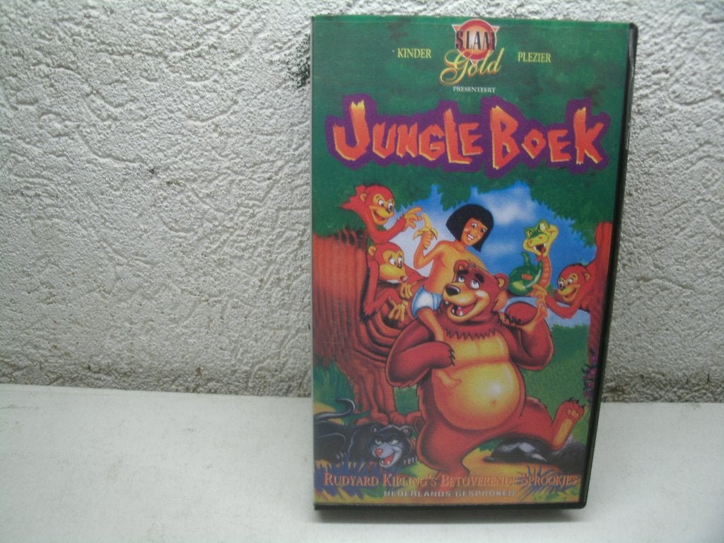 vhs 180a jungle boek slam gold ned gespr, Alle leeftijden, Ophalen of Verzenden, Gebruikt