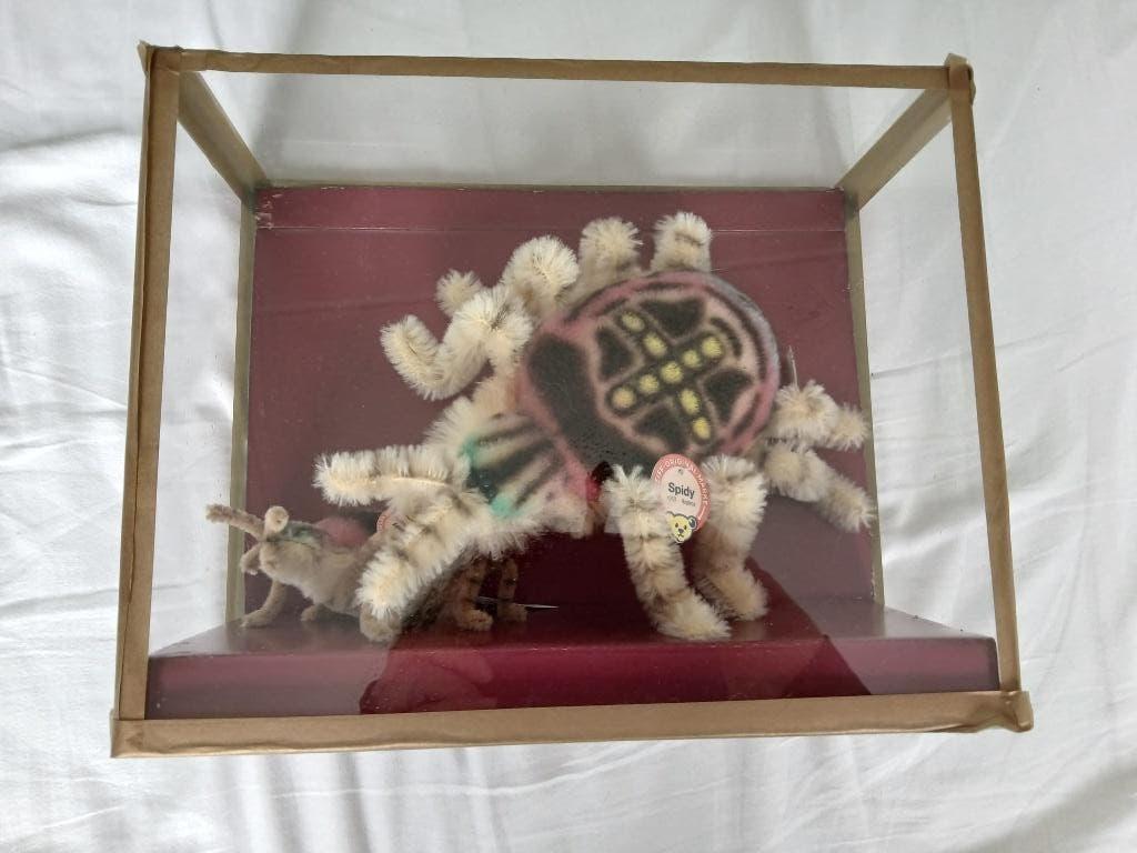 Steiff knuffel  Spidy te koop, Ophalen, Zo goed als nieuw, Overige typen, Klein (minder dan 20 cm)