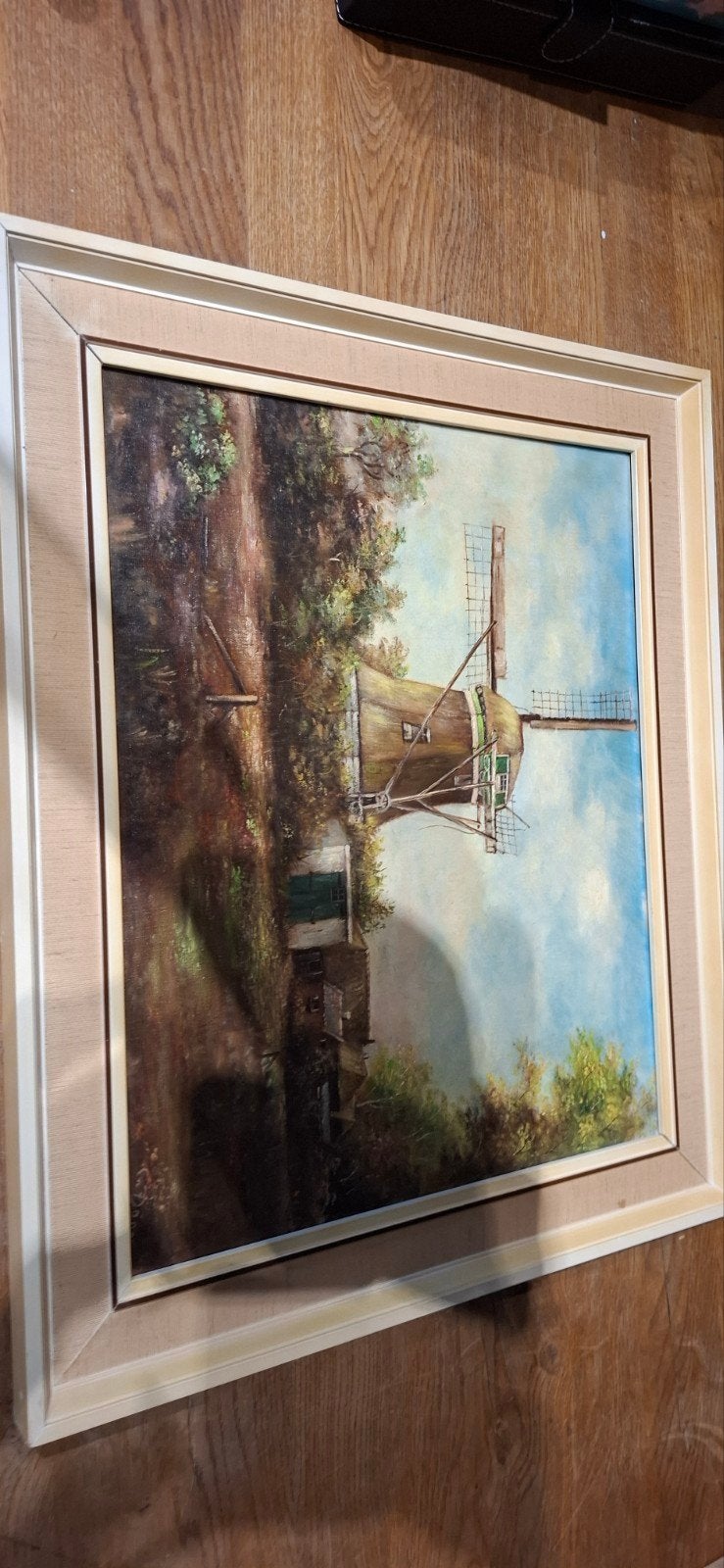 schilderij C van Doorn, Antiek en Kunst, Kunst | Schilderijen | Klassiek, Ophalen of Verzenden, Klassiek, Gesigneerd, Landschap