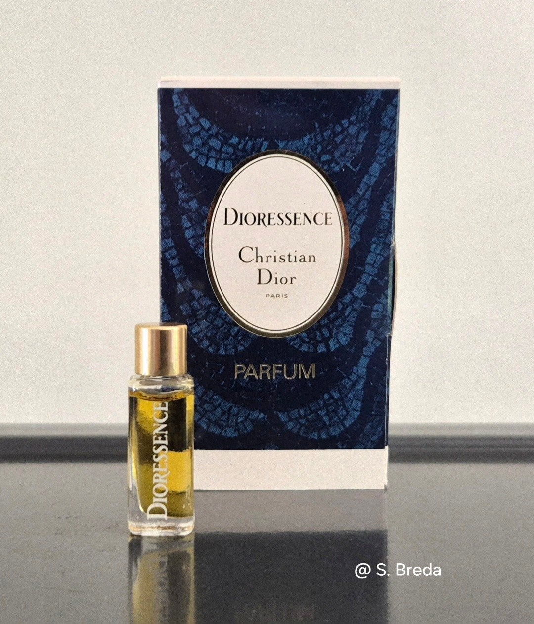 Christian Dior - Dioressence - Parfum Miniatuur in doosje, Ophalen of Verzenden, Zo goed als nieuw, Miniatuur, Gevuld