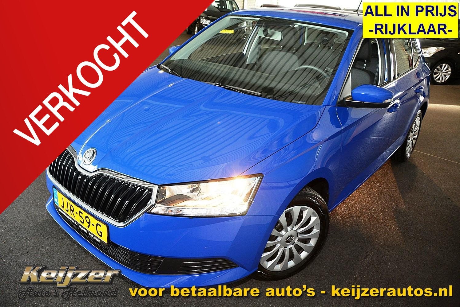 Skoda Fabia 1.0 TSI Active Airco-stoelverw. etc., Voorwielaandrijving, Stof, Gebruikt, Euro 6
