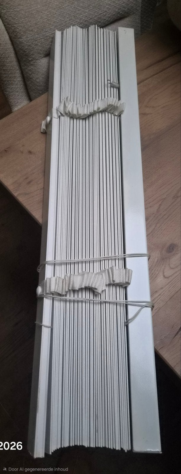 Houten jaloezieën - 1x 88cm, 2x 83cm breed, Ophalen, Gebruikt, Jaloezie, Hout