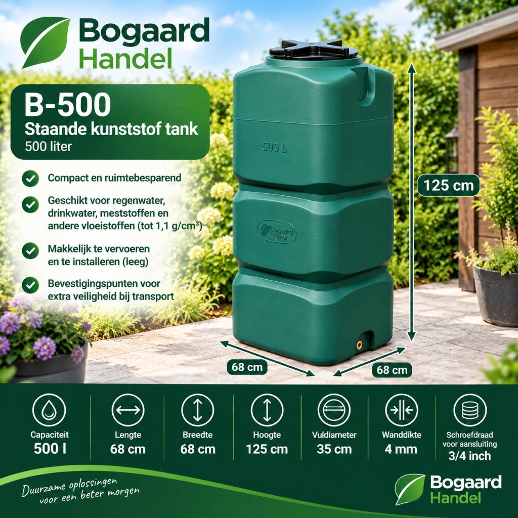 BK-500 staande water tank regen water