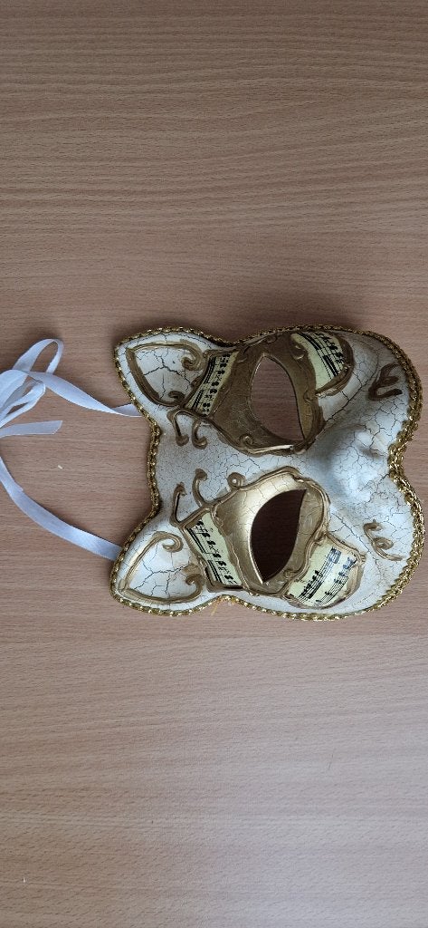 Venetiaans katten masker, Ophalen of Verzenden, Zo goed als nieuw, Overige typen