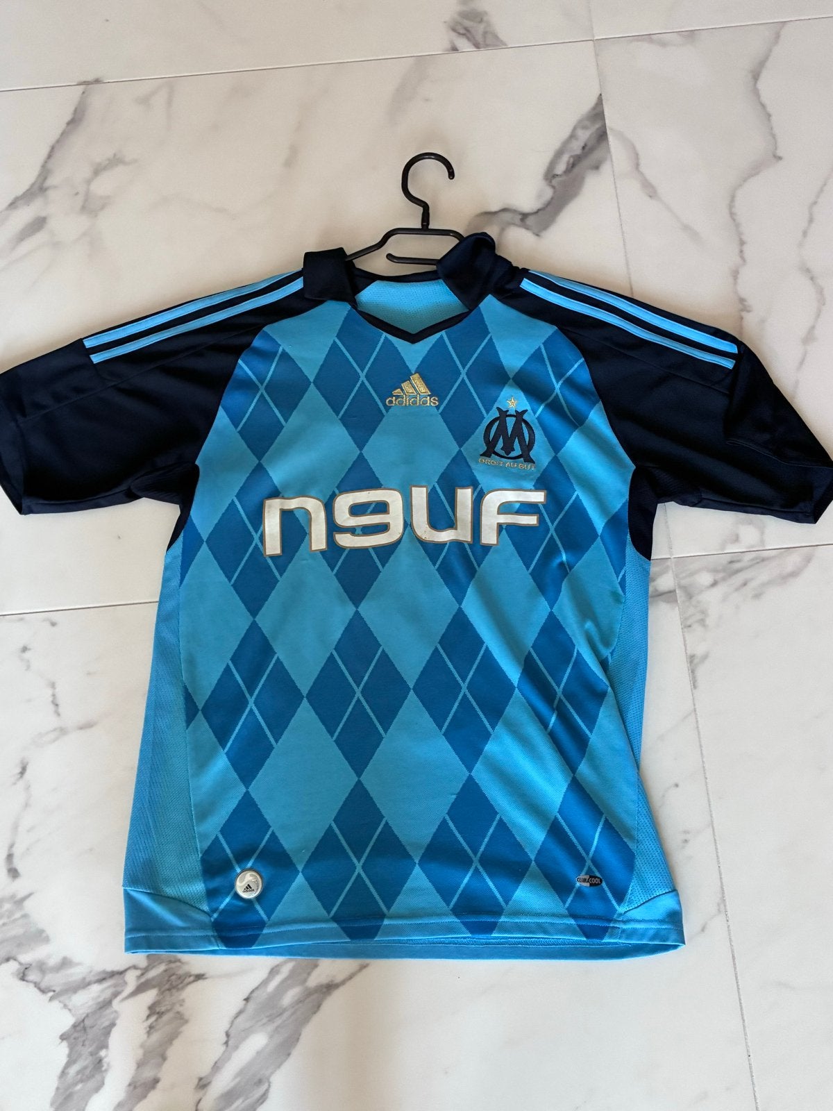 Olympique Marseille voetbalshirt Brandao #9 (2008/2009), Ophalen, Voetbal, Gedragen, Maat 48/50 (M)