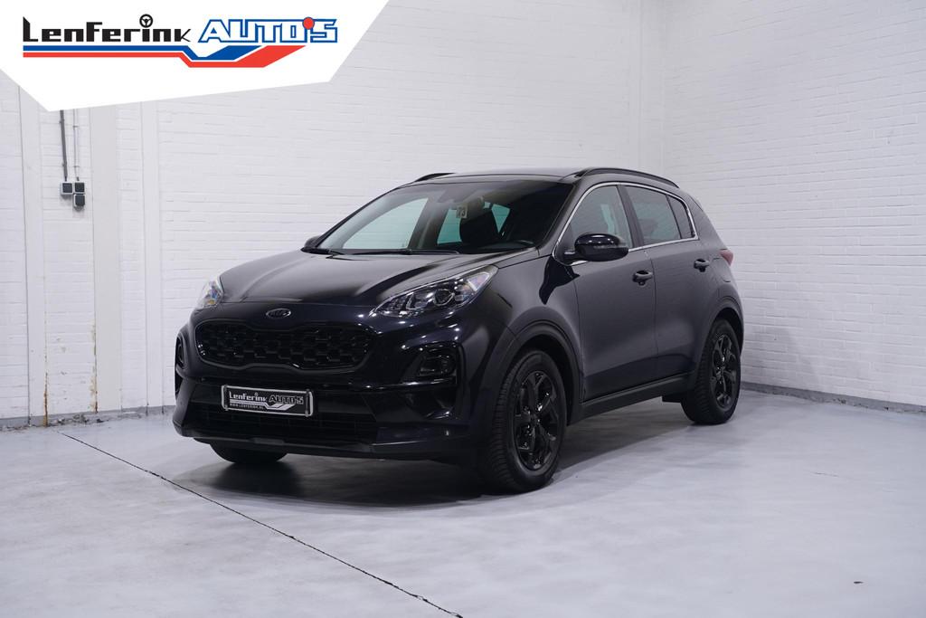 Kia Sportage 1.6 T-GDI Black Edition 1e Eig. NAP Panodak Nav, 15 km/l, Gebruikt, 4 cilinders, Zwart