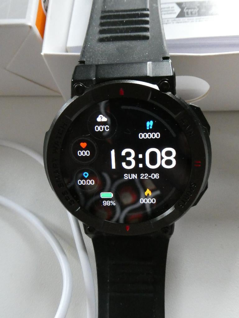 Denver SWG-339 smartwatch, Sieraden, Tassen en Uiterlijk, Smartwatches, Zwart, Nieuw, Ophalen of Verzenden, Denver