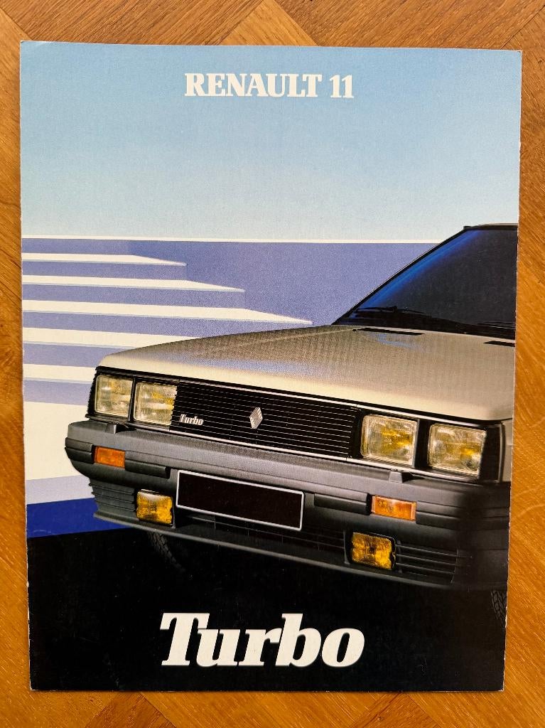 Renault 11 Turbo Duitse folder, Verzenden, Nieuw, Renault, Renault