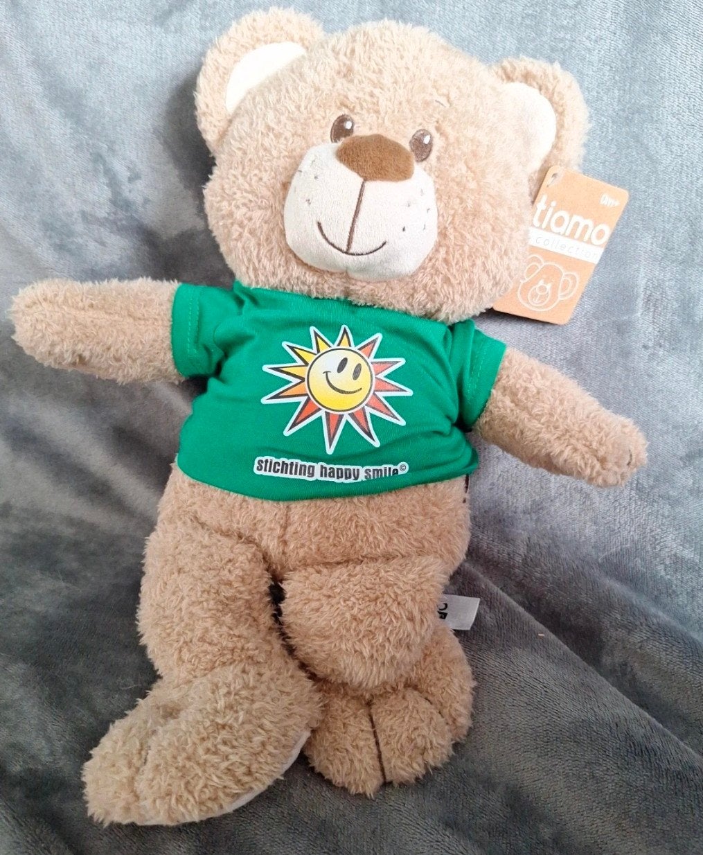 Tiamo Knuffelbeer Stichting Happy Smile, Ophalen, Overige karakters, Beer, Nieuw
