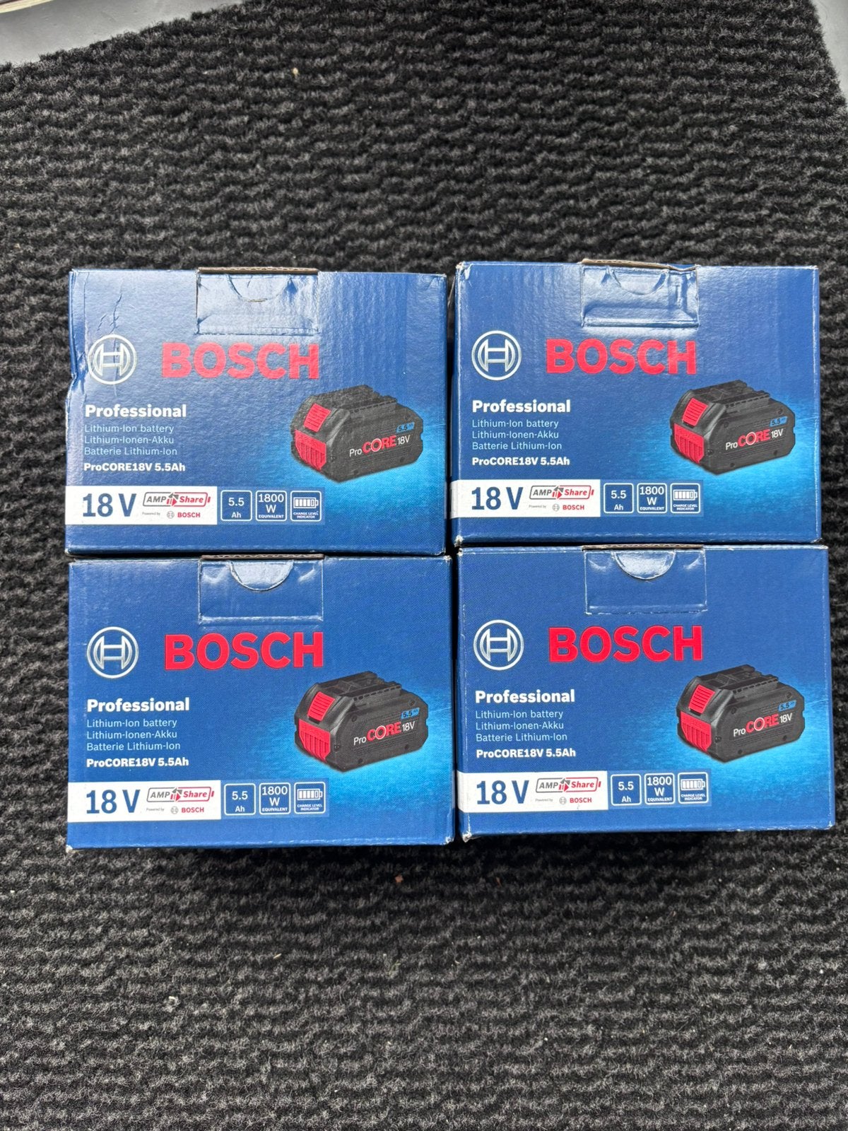 Nieuwe originele Bosch ProCORE 18V 5.5Ah accu's, Ophalen of Verzenden, Nieuw