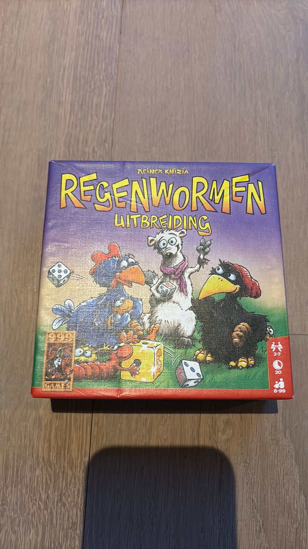 Uitbreiding regenwormen spel, Hobby en Vrije tijd, Ophalen of Verzenden, Gebruikt
