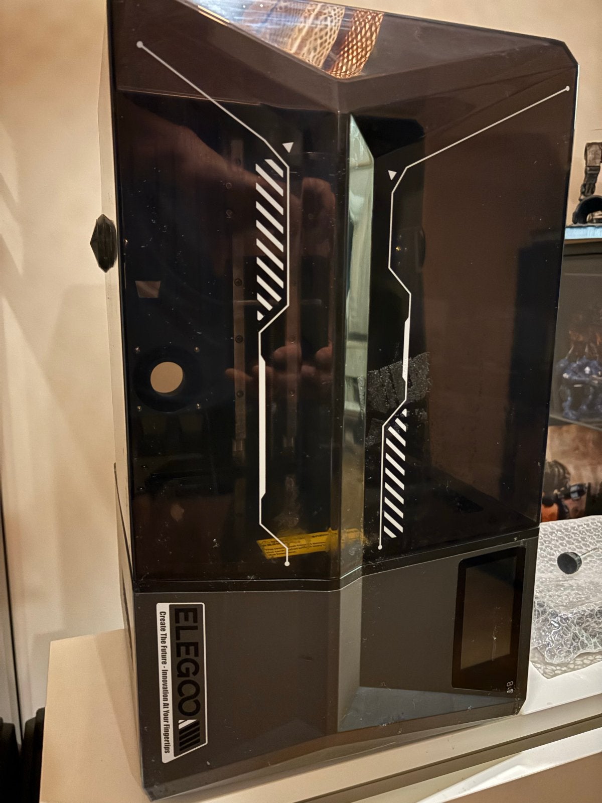 Klaar om te 3D-printen! Elegoo Resin 3D-printer en meer!, Ophalen of Verzenden, Gebruikt, Resin/Hars