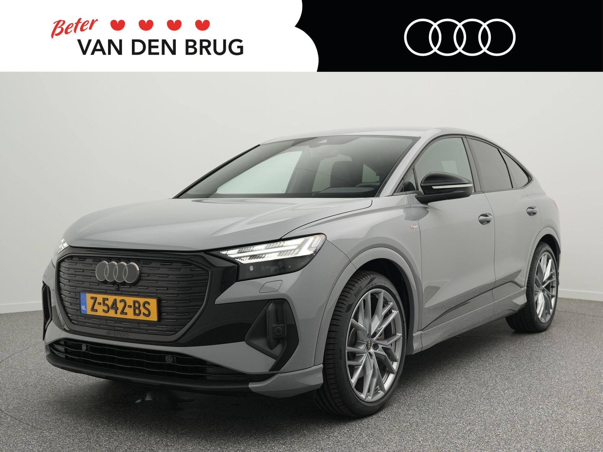 Audi Q4 Sportback e-tron 45 S Edition 286 PK 82 kWh | Matrix, Automaat, Achterwielaandrijving, Gebruikt, Zwart