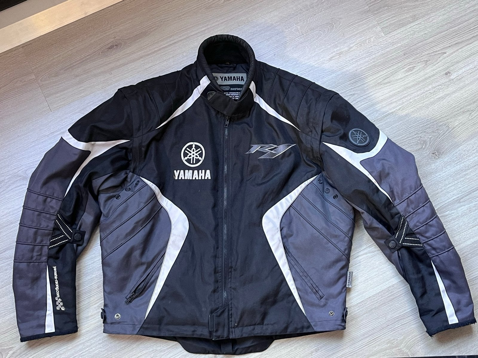 Yamaha R1 Textiel Motorjas - 2XL - Zwart/Grijs/Wit, Motoren, Kleding | Motorkleding, Ophalen of Verzenden, Tweedehands, Heren