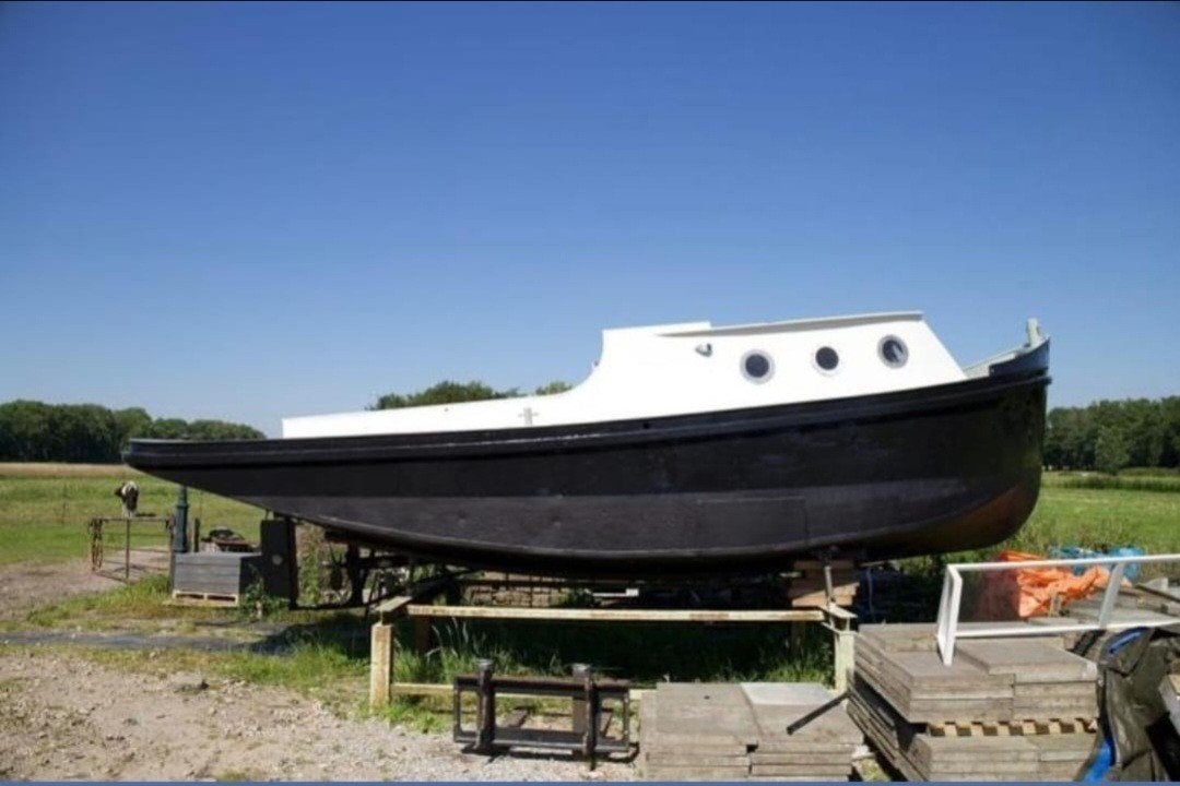 Mooie Stalen Werkboot /sleper/opduwer plezierboot, Watersport en Boten, Ophalen of Verzenden, Gebruikt