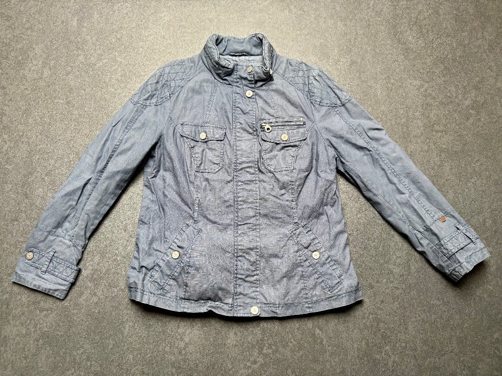 Reset blauwe jas maat XL, Ophalen of Verzenden, Gedragen, Maat 46/48 (XL) of groter, Blauw