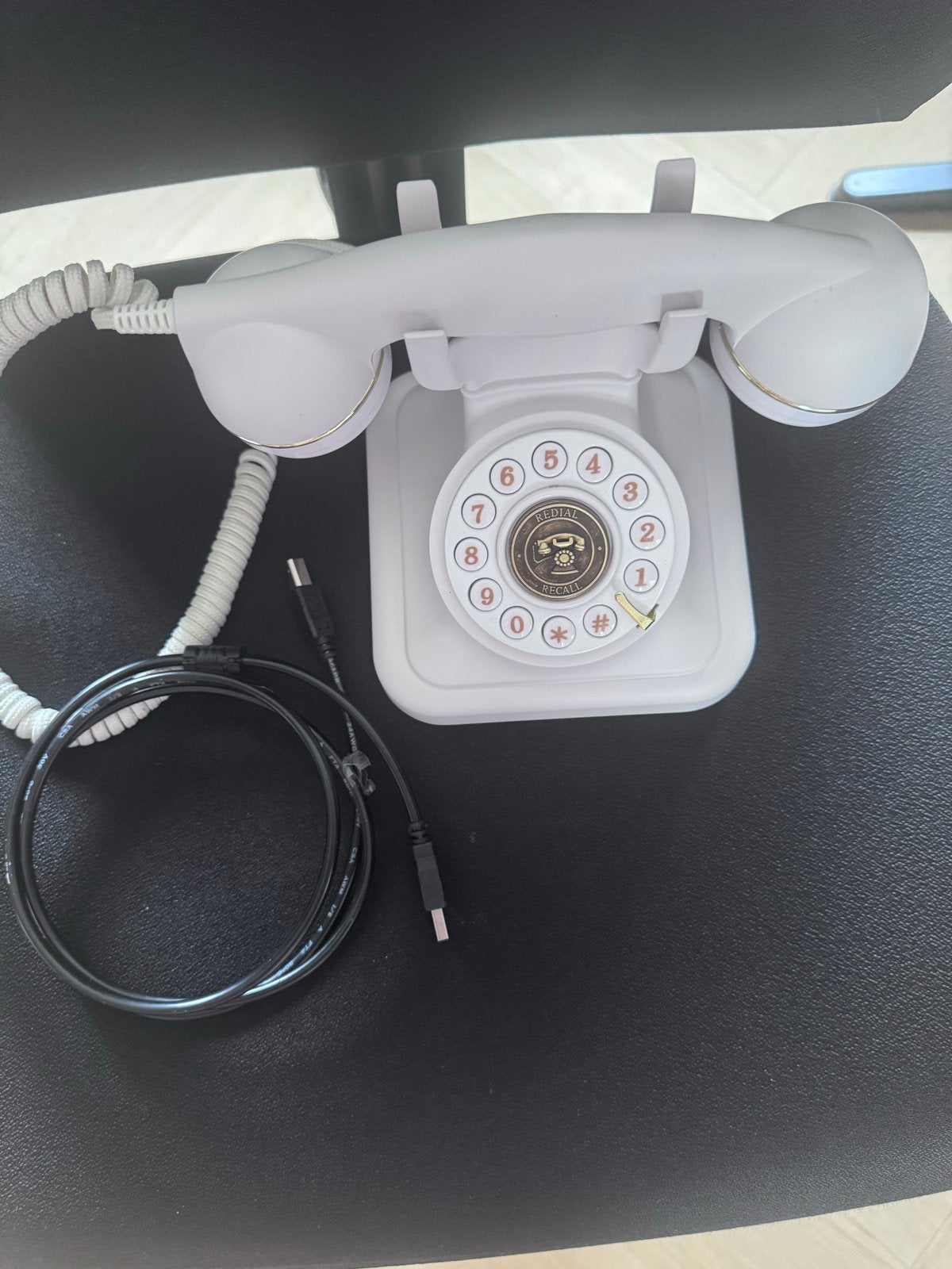 Audio Gastenboek Telefoon - Retro Stijl, Ophalen, Zo goed als nieuw, 1 handset
