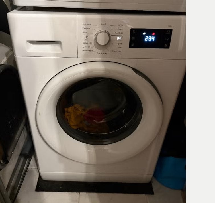 IKEA UDDARP Wasmachine (7kg), Witgoed en Apparatuur, Ophalen, Minder dan 85 cm, Energieklasse A of zuiniger, Zo goed als nieuw