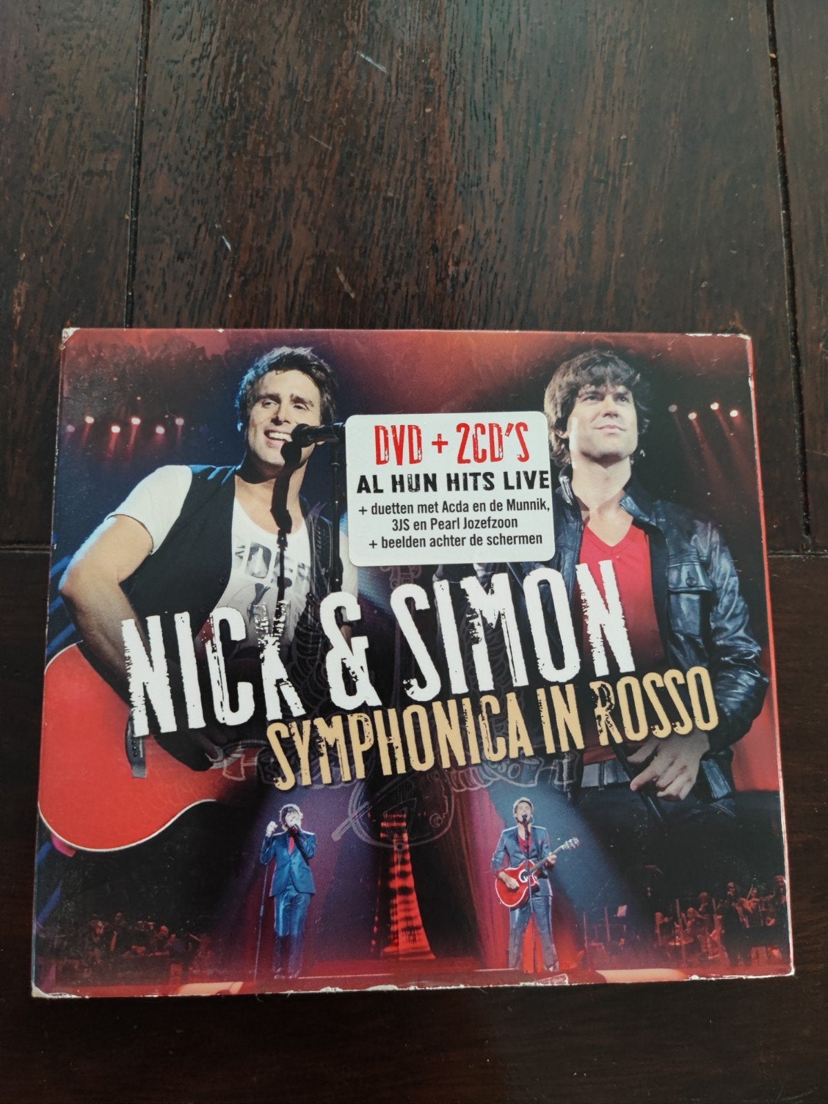 Nick & Simon Symphonica in Rosso DVD + 2CD's met boekje, Ophalen of Verzenden