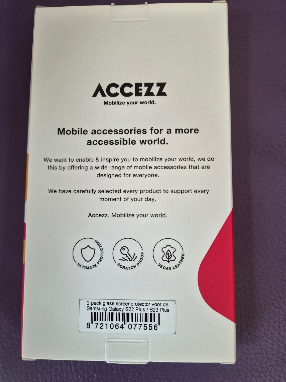 Foto 3 van ACCEZZ Screenprotector voor Samsung Galaxy S22/S23 Plus