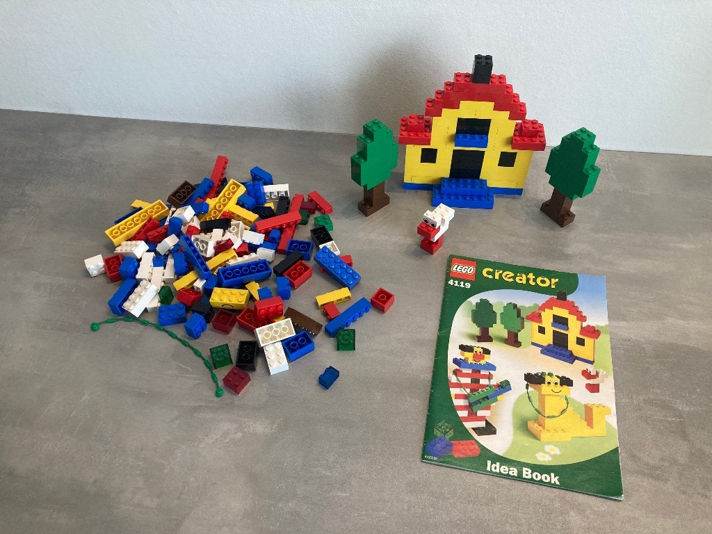 Lego 4119 Creator Regular & Transparent Bricks, Kinderen en Baby's, Speelgoed | Duplo en Lego, Gebruikt, Lego, Compleet, Ophalen of Verzenden