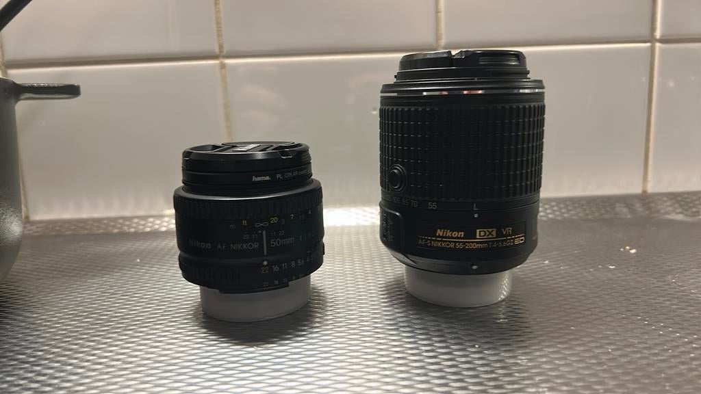 Nikon lens, Audio, Tv en Foto, Fotografie | Lenzen en Objectieven, Ophalen of Verzenden, Zo goed als nieuw, Telelens