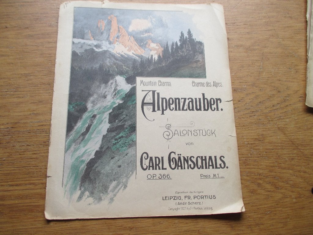 ALPENZAUBER - CARL GÄNSCHALS -PIANO, Muziek en Instrumenten, Gebruikt, Klassiek, Ophalen of Verzenden, Artiest of Componist