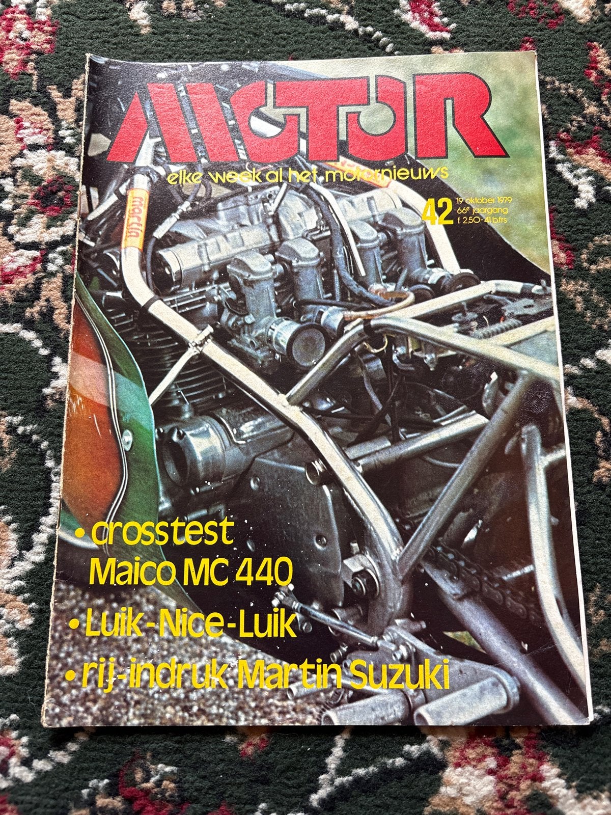 Motor Magazine 27 oktober 1977 - Maico MC 440, Ophalen of Verzenden, Gelezen, Overige typen