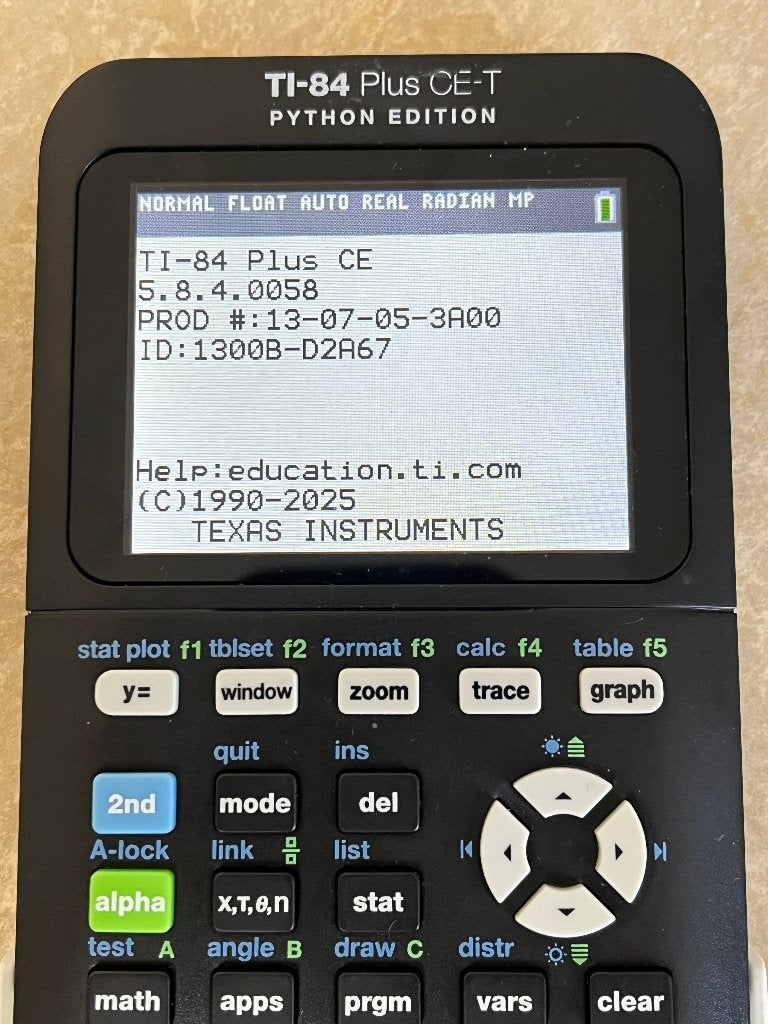 Texas Instruments TI 84 Plus CE-T Python Edition, Diversen, Rekenmachines, Ophalen of Verzenden, Grafische rekenmachine, Zo goed als nieuw