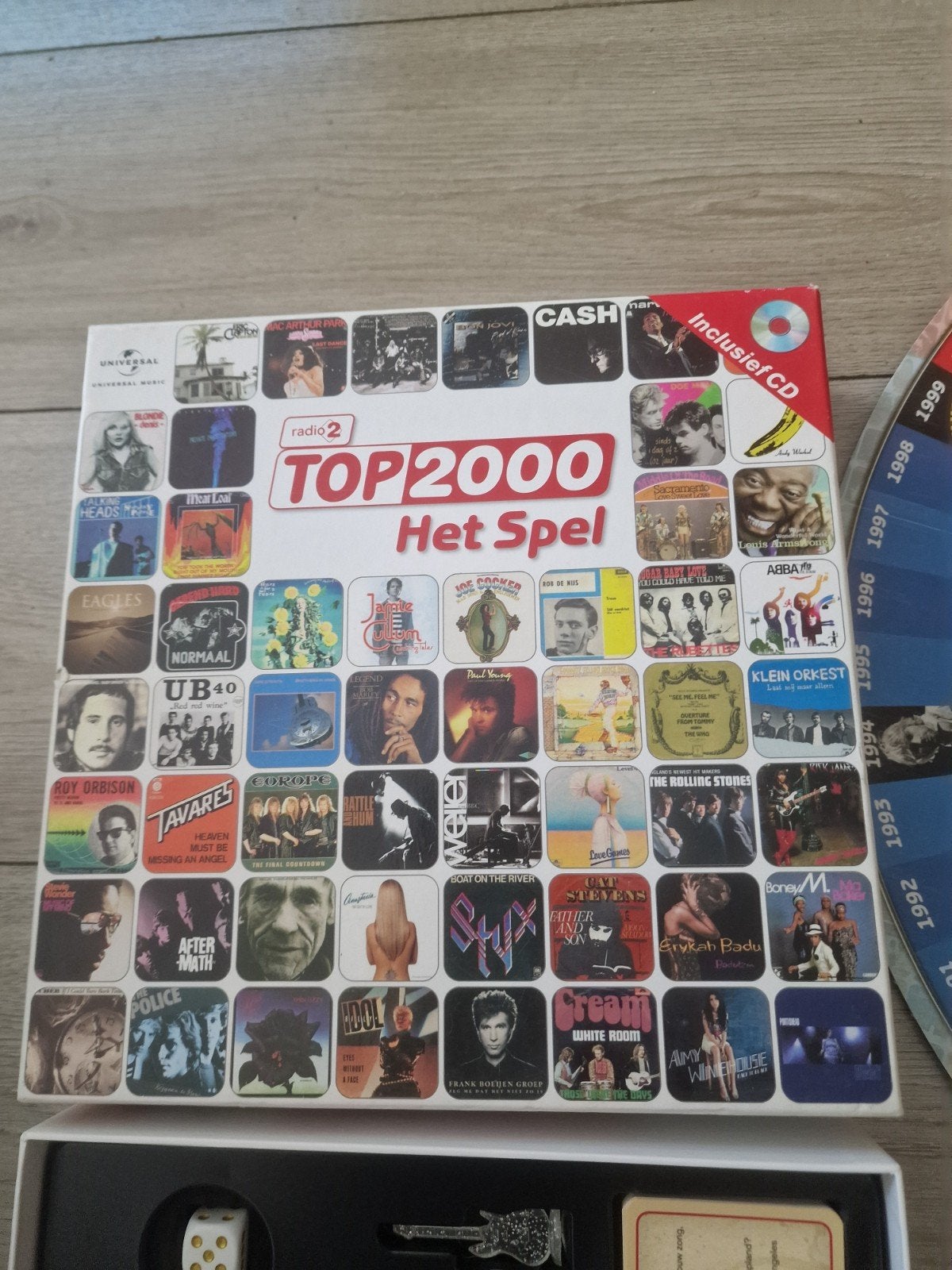 Top 2000 Het Spel - Muziekquiz met CD, Vijf spelers of meer, Ophalen of Verzenden, Gebruikt, Universal Music