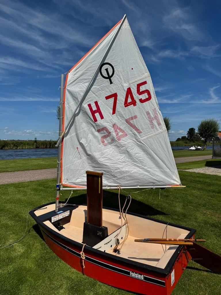 Falsled Wedstrijd Optimist, Watersport en Boten, Zeilen en Zeiltoebehoren, Ophalen, Overige typen, Minder dan 15 m²
