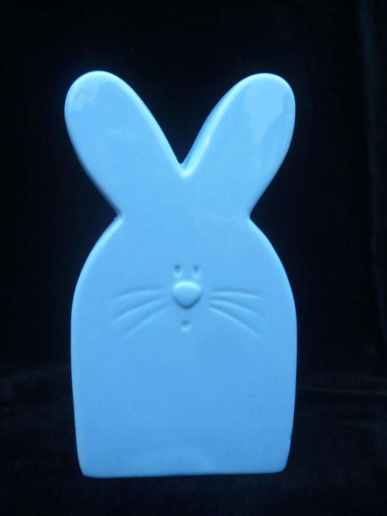 Keramiek blauw konijn, Antiek en Kunst, Ophalen of Verzenden