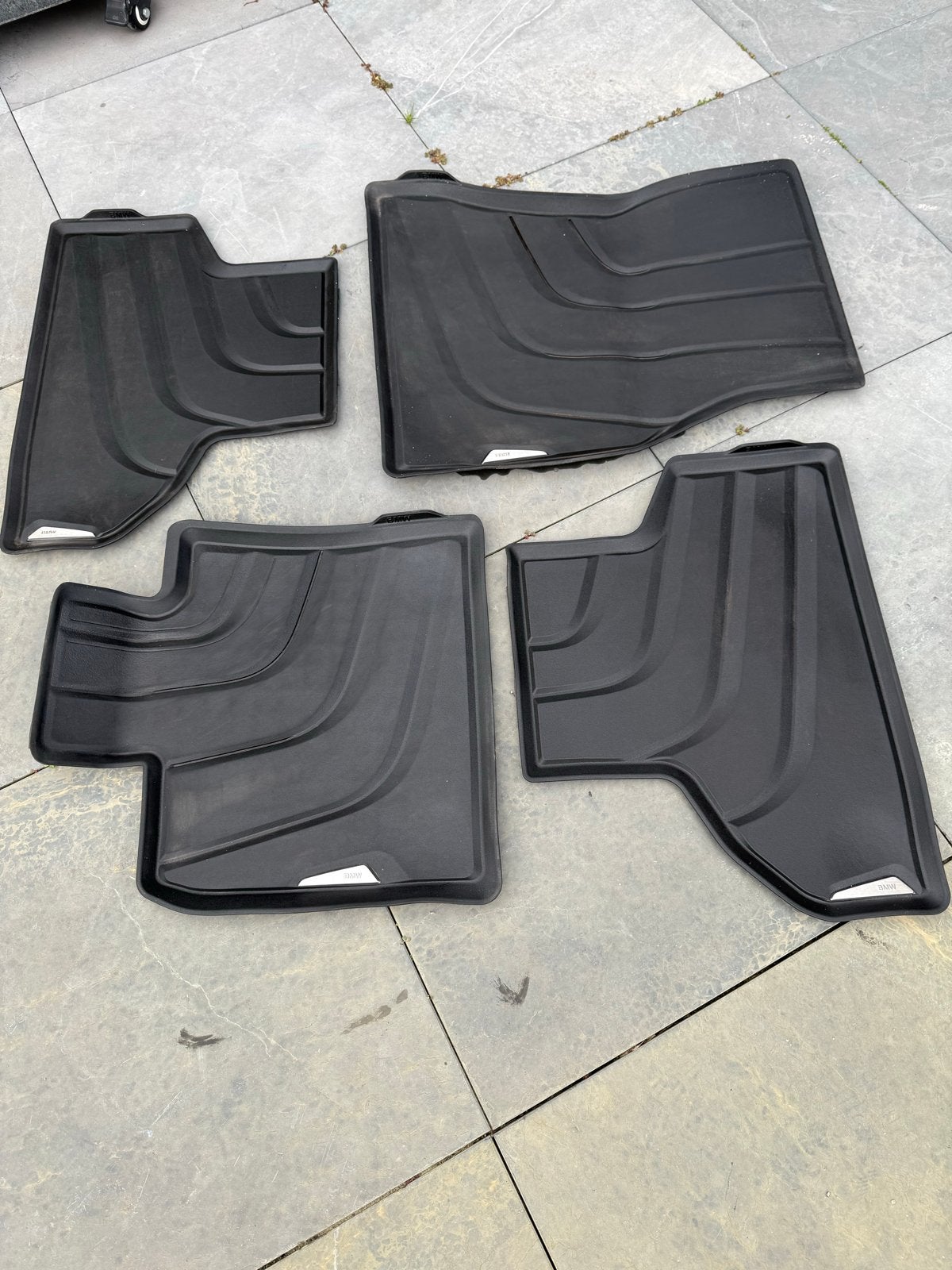 Originele BMW X5 rubberen automatten (set van 4), Ophalen, Zo goed als nieuw