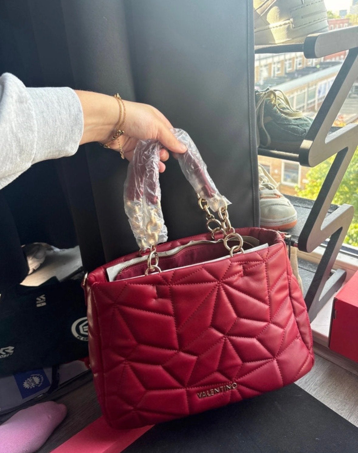 Valentino Handtas Rood - Nieuw met labels, Ophalen, Nieuw, Rood, Handtas