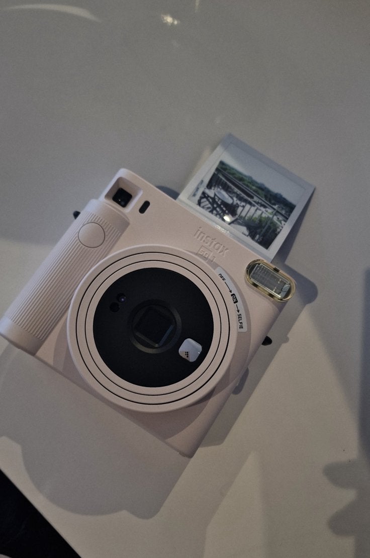 FUJIFILM INSTAX SQ1 CHALK WHITE EX D, Ophalen, Zo goed als nieuw, Polaroid, Fuji