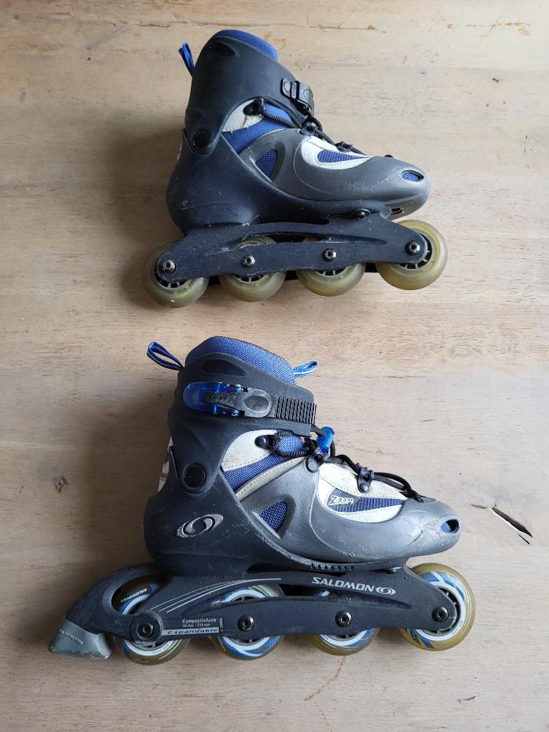 Salomon Inline Skates - Maat 33 2/3 komen passen mag!, Gebruikt, Kinderen, Inline skates 4 wielen, Salomon