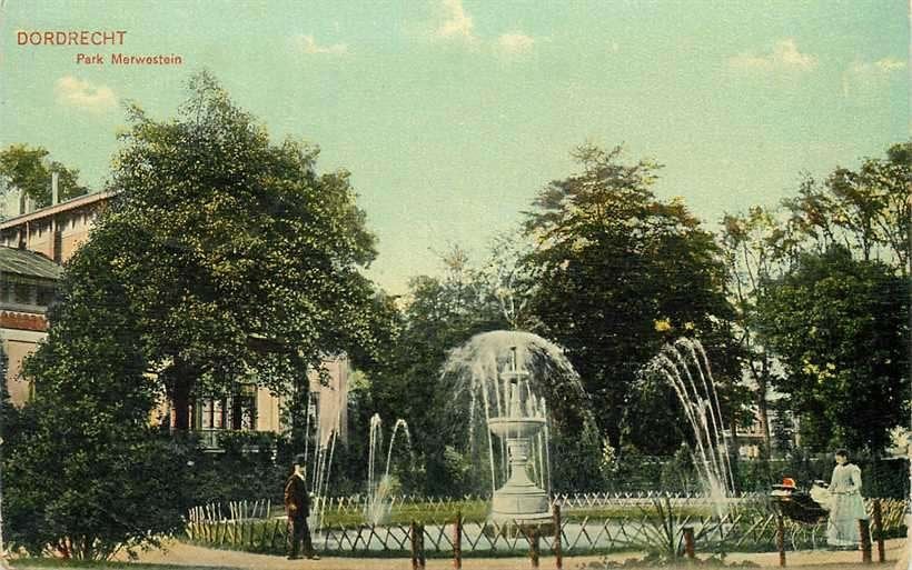 380-884-019 Dordrecht Park Merwestein, Verzenden, Voor 1920, Zuid-Holland