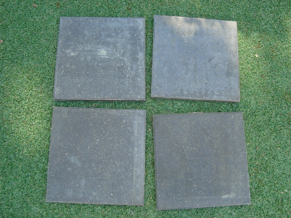 rubber tegels, Tuin en Terras, Tegels en Klinkers, Ophalen, Gebruikt, Rubber, Overige typen