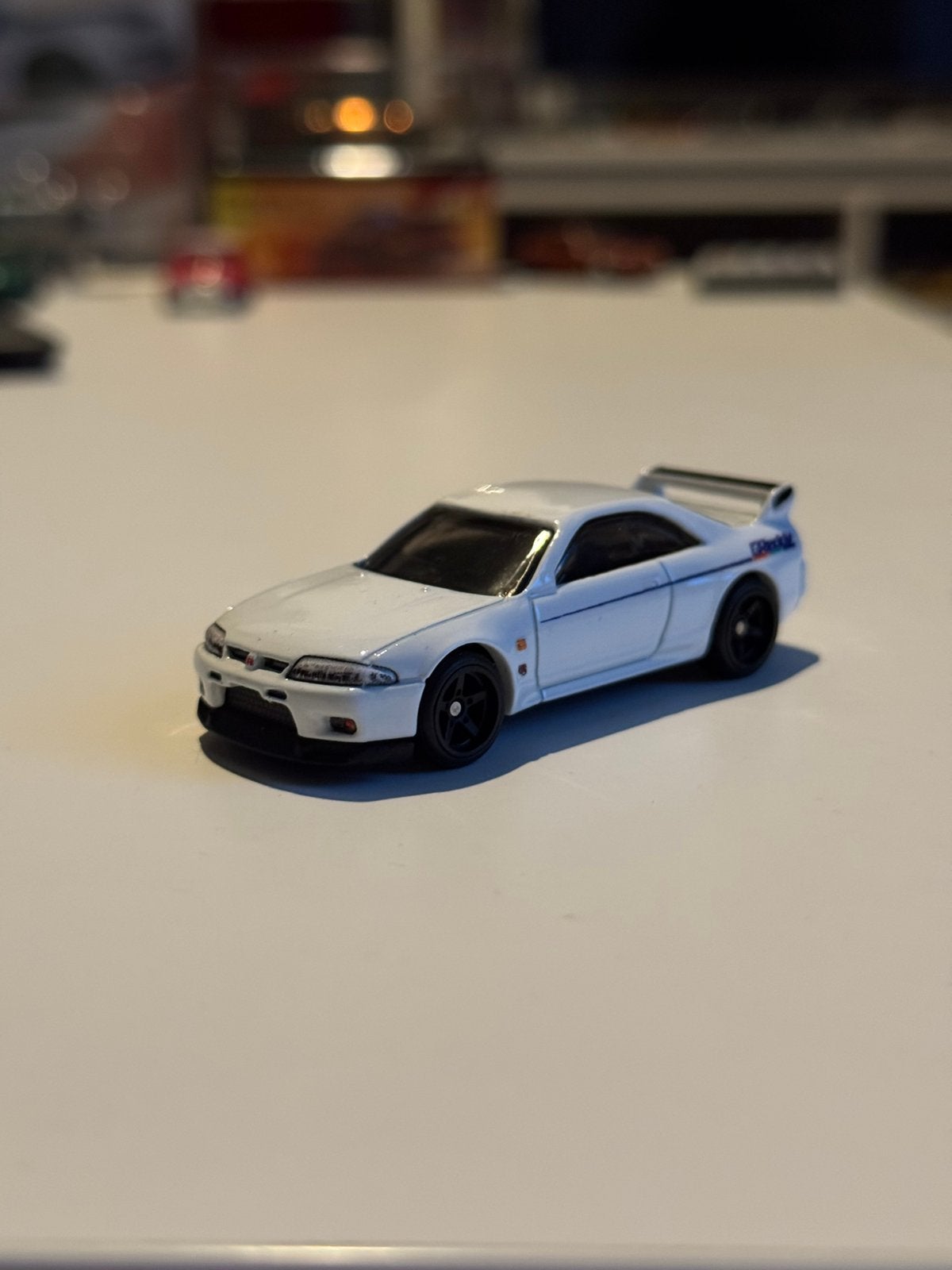 Hot Wheels Premium Nissan Skyline GTR R33 Greddy, Hobby en Vrije tijd, Ophalen of Verzenden, Zo goed als nieuw, Auto