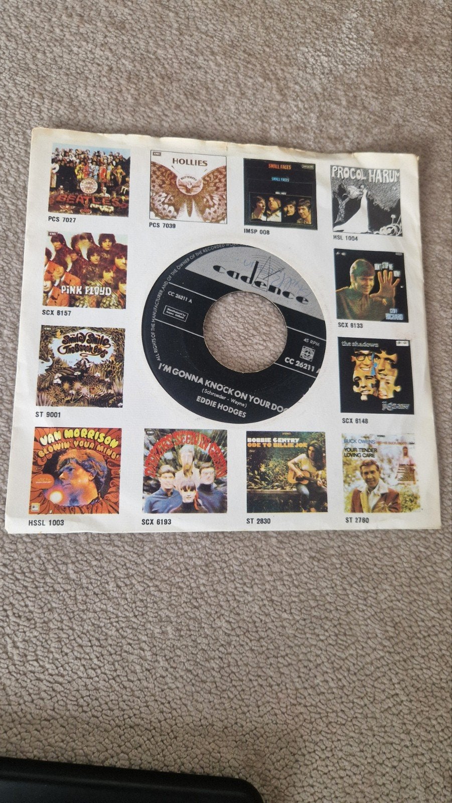 Eddie Hodges - I'm Gonna Knock On Your Door 7" Vinyl, Cd's en Dvd's, Gebruikt, Originele persing, 7 inch, Ophalen of Verzenden