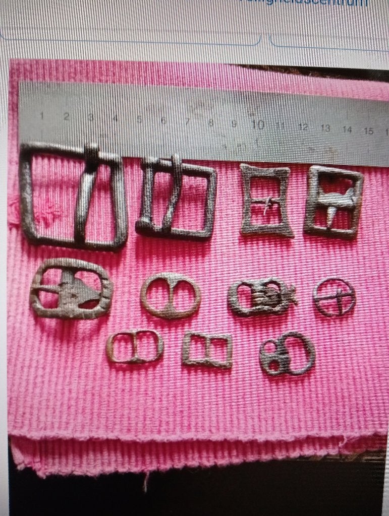 Groot Lot verschillenden 18/19eeuwse bronze Gespen, Antiek en Kunst, Antiek | Koper en Brons, Ophalen of Verzenden