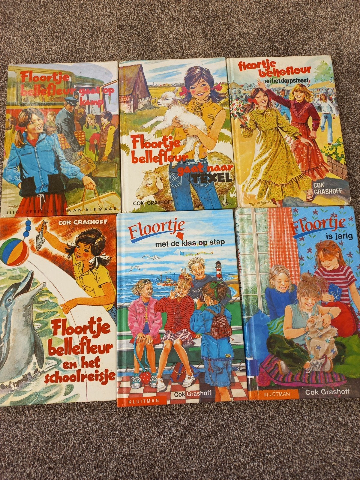 Floortje Bellefleur boeken - Complete set van 6, Boeken, Ophalen of Verzenden, Gelezen, Cok Grashoff, Fictie