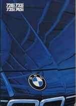 BMW 7-serie E23 brochure/auto folder '80 '81 '84 '85 '86, Ophalen of Verzenden, Zo goed als nieuw, BMW