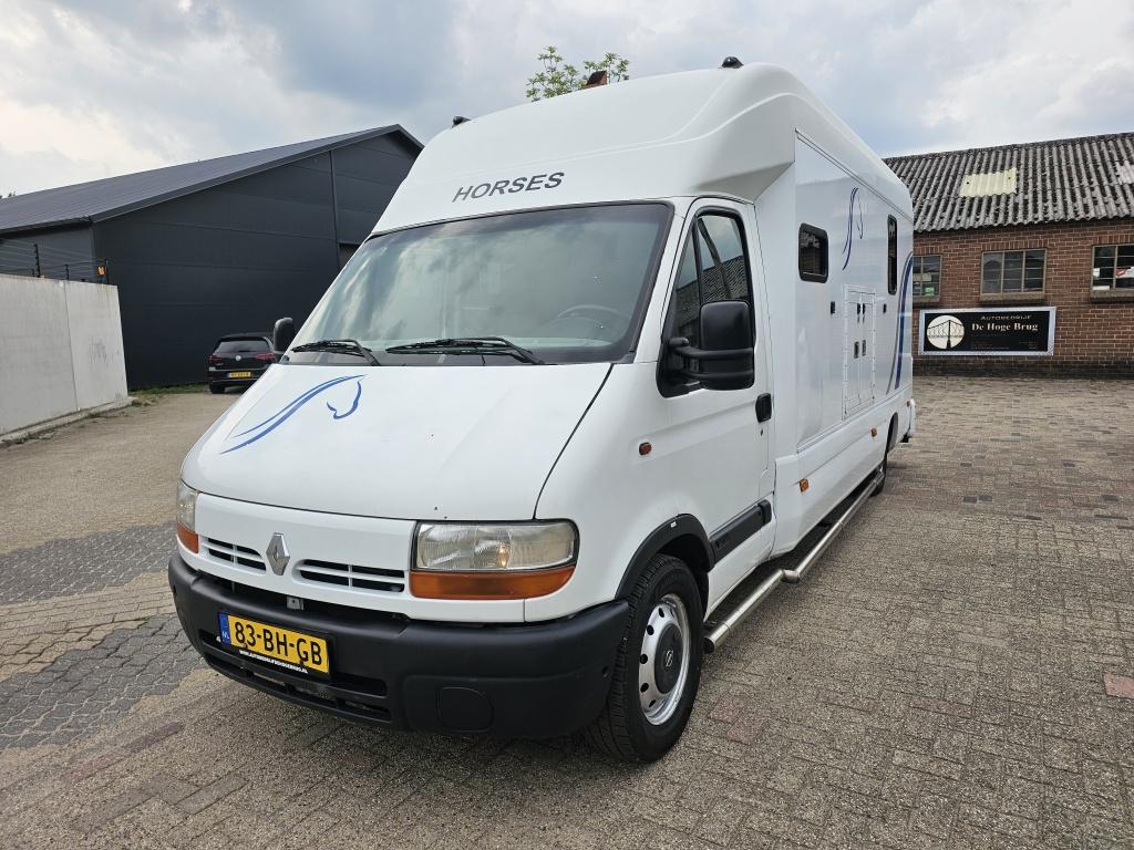Renault MASTER 3.5T Paardenwagen 22M3 2.5 D Onbekend, Voorwielaandrijving, Gebruikt, Wit, Bedrijf