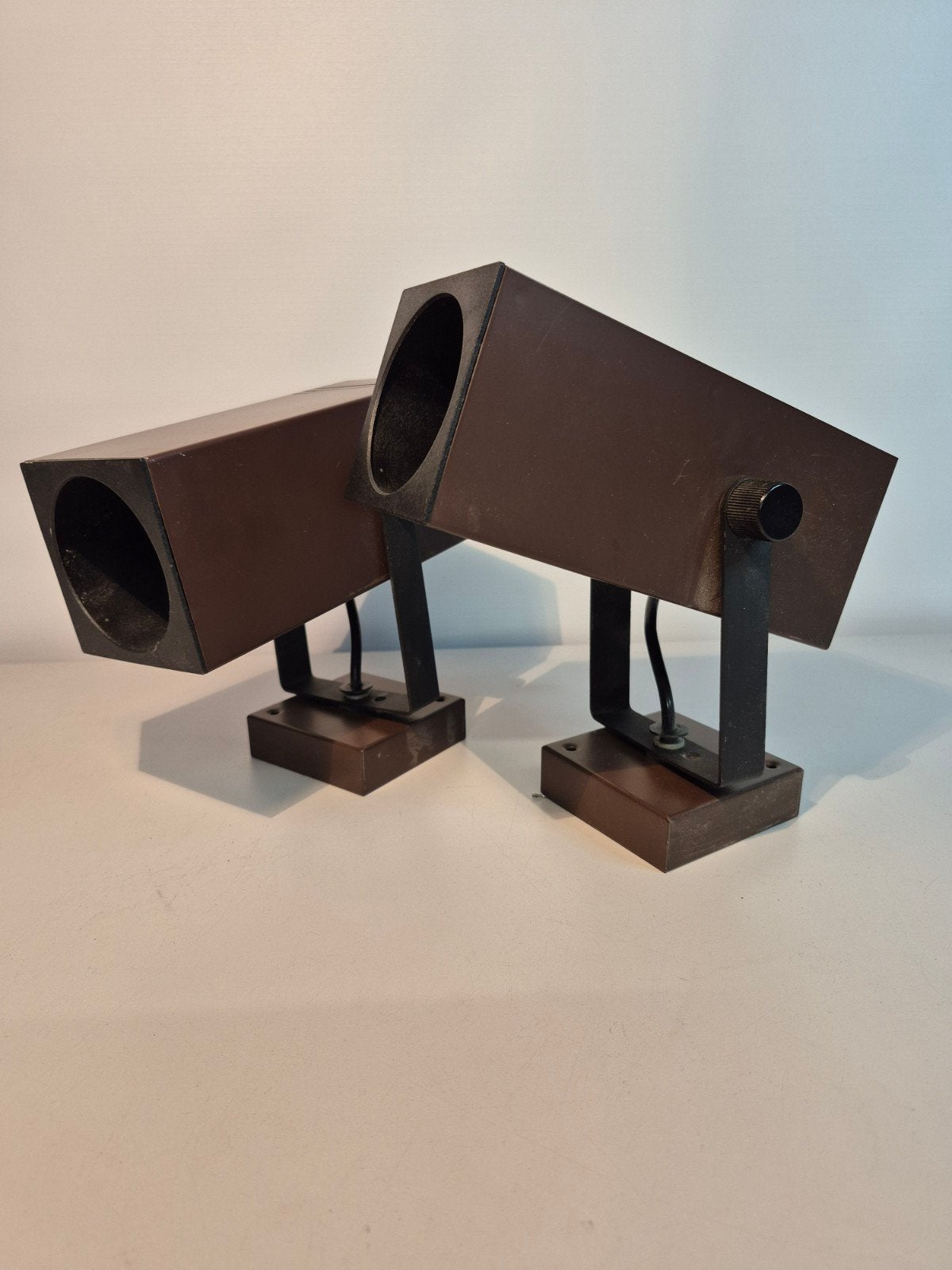 Set van twee retro spotlights, Antiek en Kunst, Ophalen of Verzenden