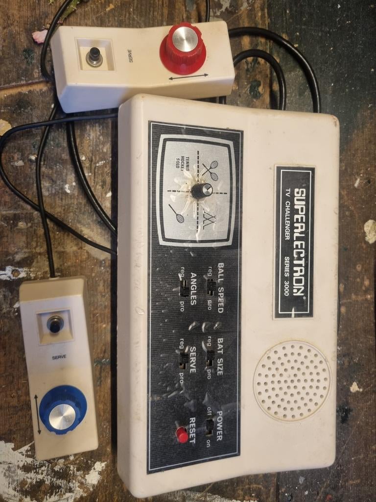 Spelcomputer Superlectron TV Challenger Series 3000 Console, Spelcomputers en Games, Spelcomputers | Overige, Gebruikt, Overige merken