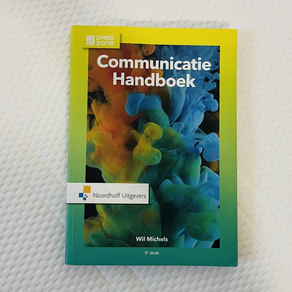 Communicatie Handboek - 5e druk, Boeken, Gelezen, Noordhoff Uitgevers, Gamma, HBO