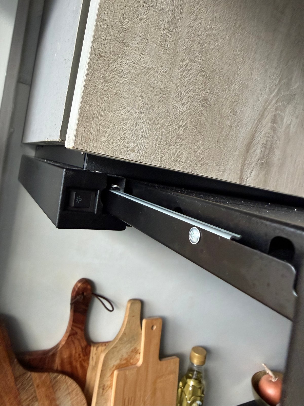 Inventum AKV6004ZWA vlakscherm afzuigkap - 60 cm - zwart, Witgoed en Apparatuur, Afzuigkappen, Ophalen, Gebruikt, Inbouw, Vlakschermkap