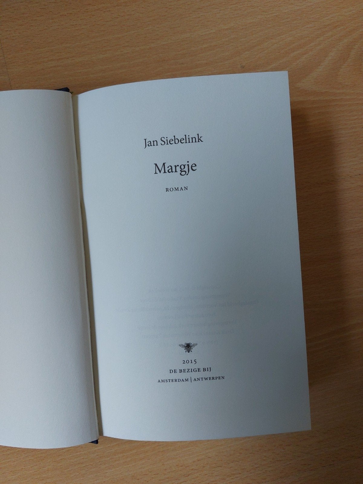 Margje van Jan Siebelink, Ophalen of Verzenden, Zo goed als nieuw